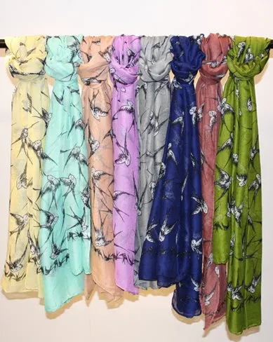 Assorted Swallow Scarves