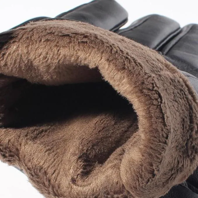 Ayrton Sheepskin Leather Winter Driving Gloves