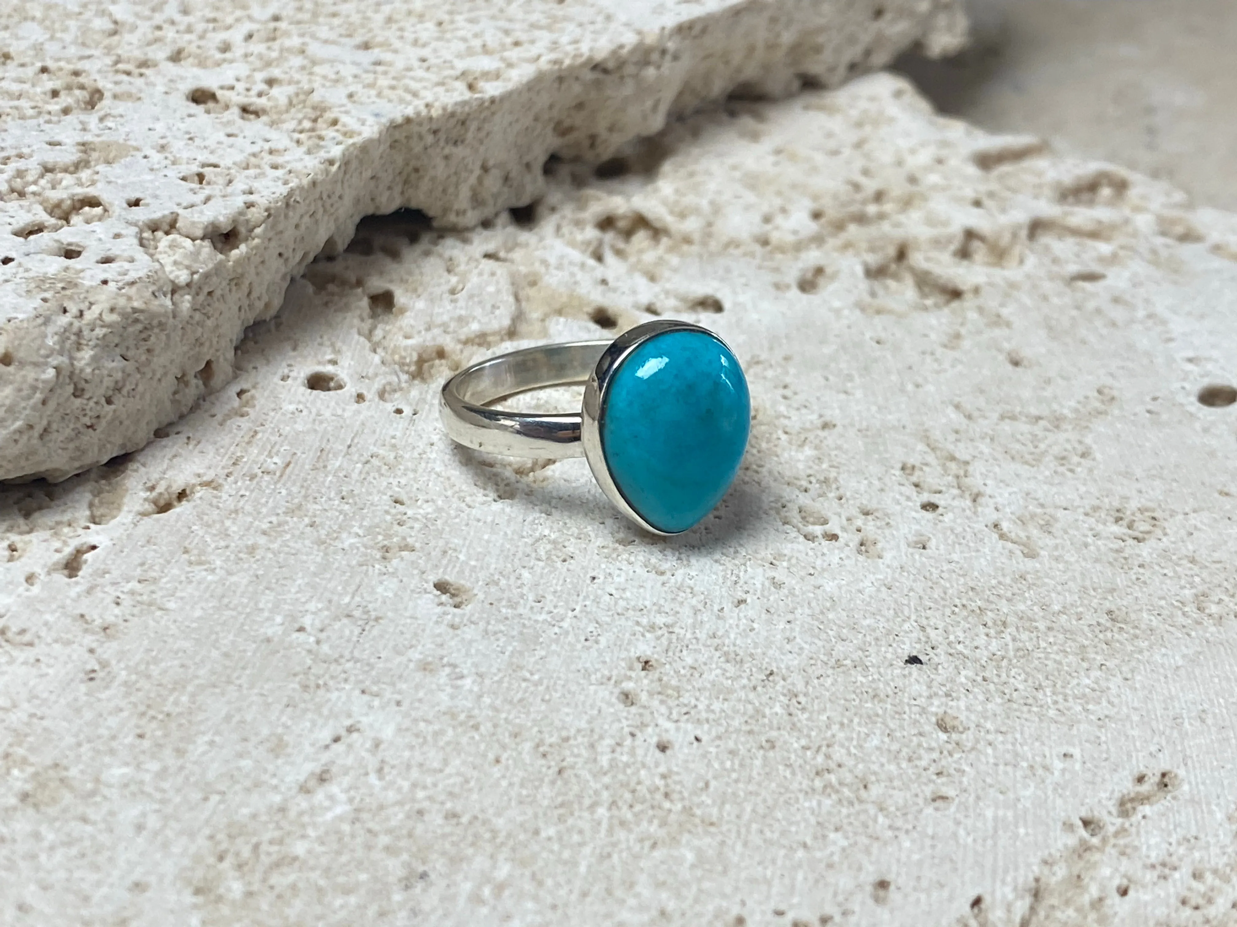 Blue Turquoise Rings