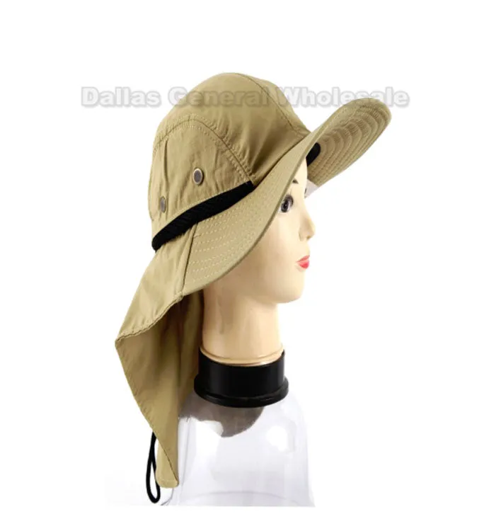 Bucket Hats with Neck Cloak Wholesale