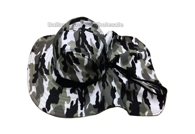 Bucket Hats with Neck Cloak Wholesale