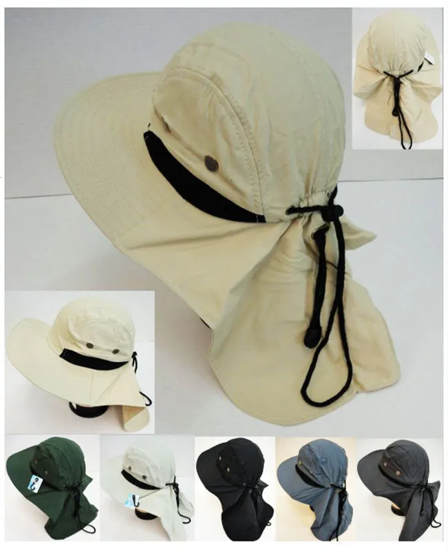 Bucket Hats with Neck Cloak Wholesale