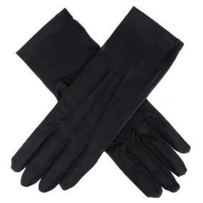 Dents Diana Matt Satin Gloves - Black