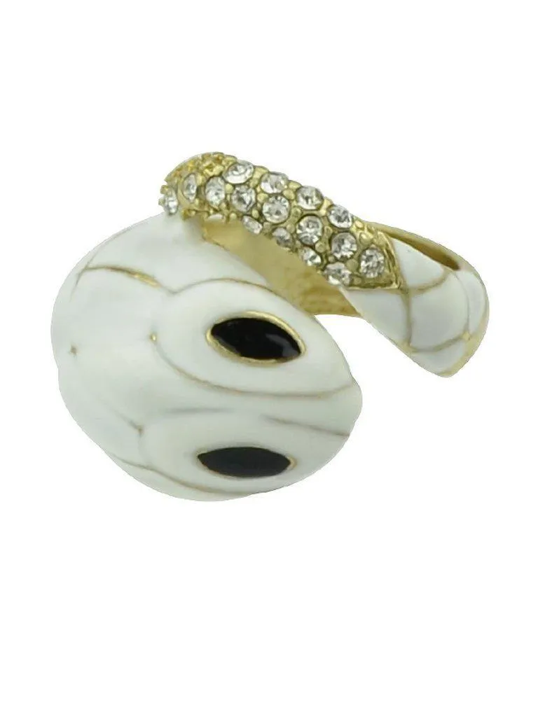 Enamel Snake Rings