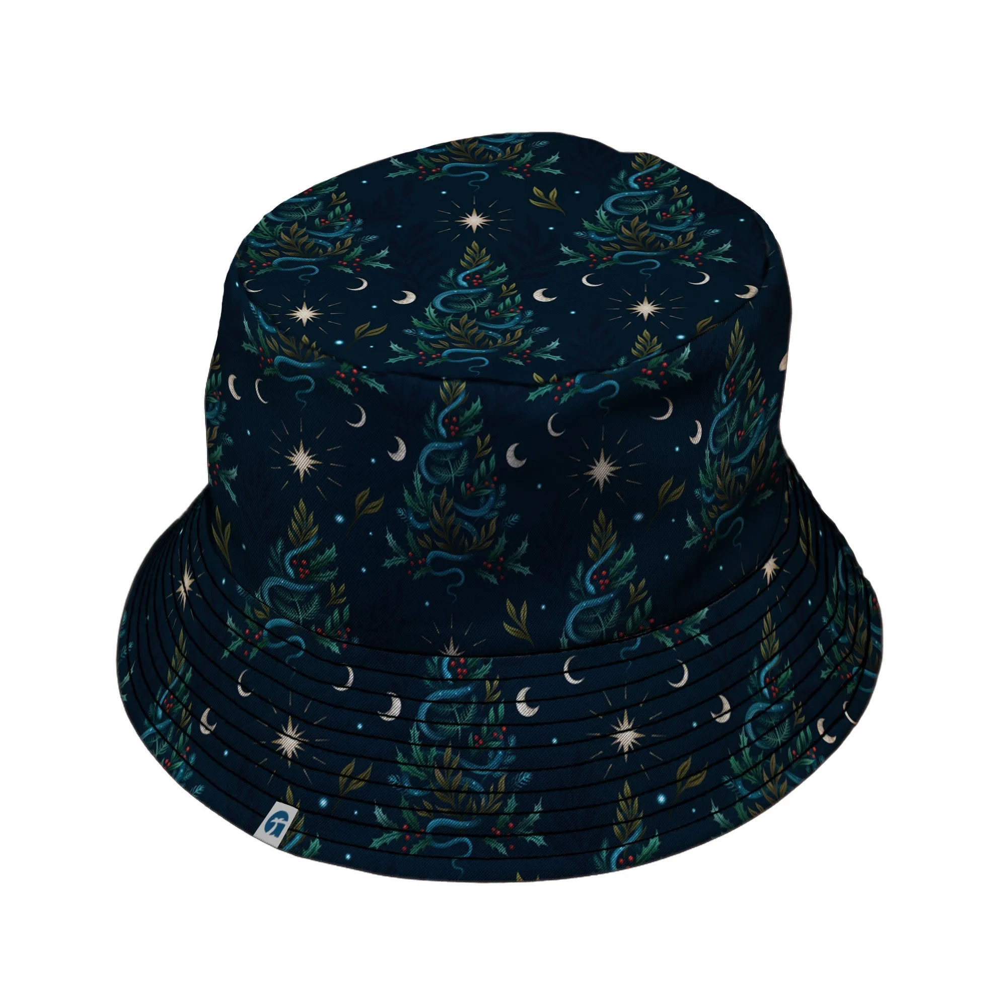 Episodic Serpent Christmas Bucket Hat