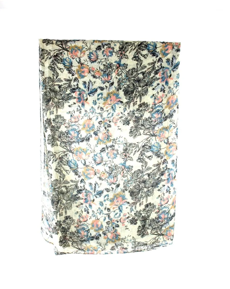 Floral Print Scarves