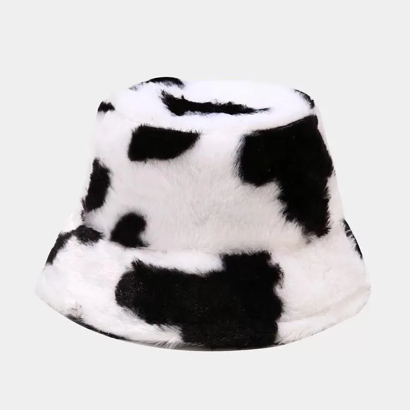 Fluffy Cow Bucket Hat 💗