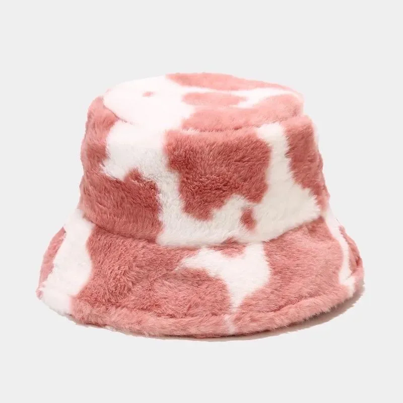 Fluffy Cow Bucket Hat 💗