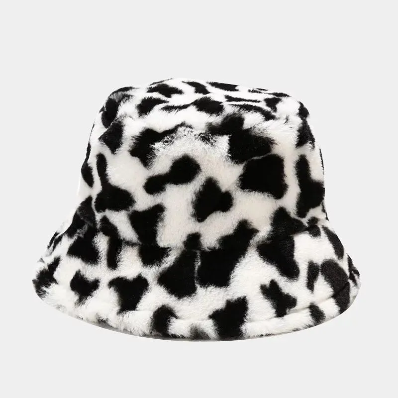 Fluffy Cow Bucket Hat 💗