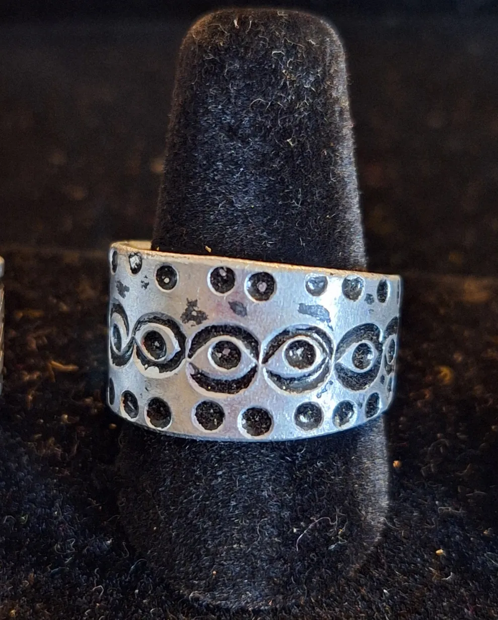 Kenyan Aluminum Adinkra Rings