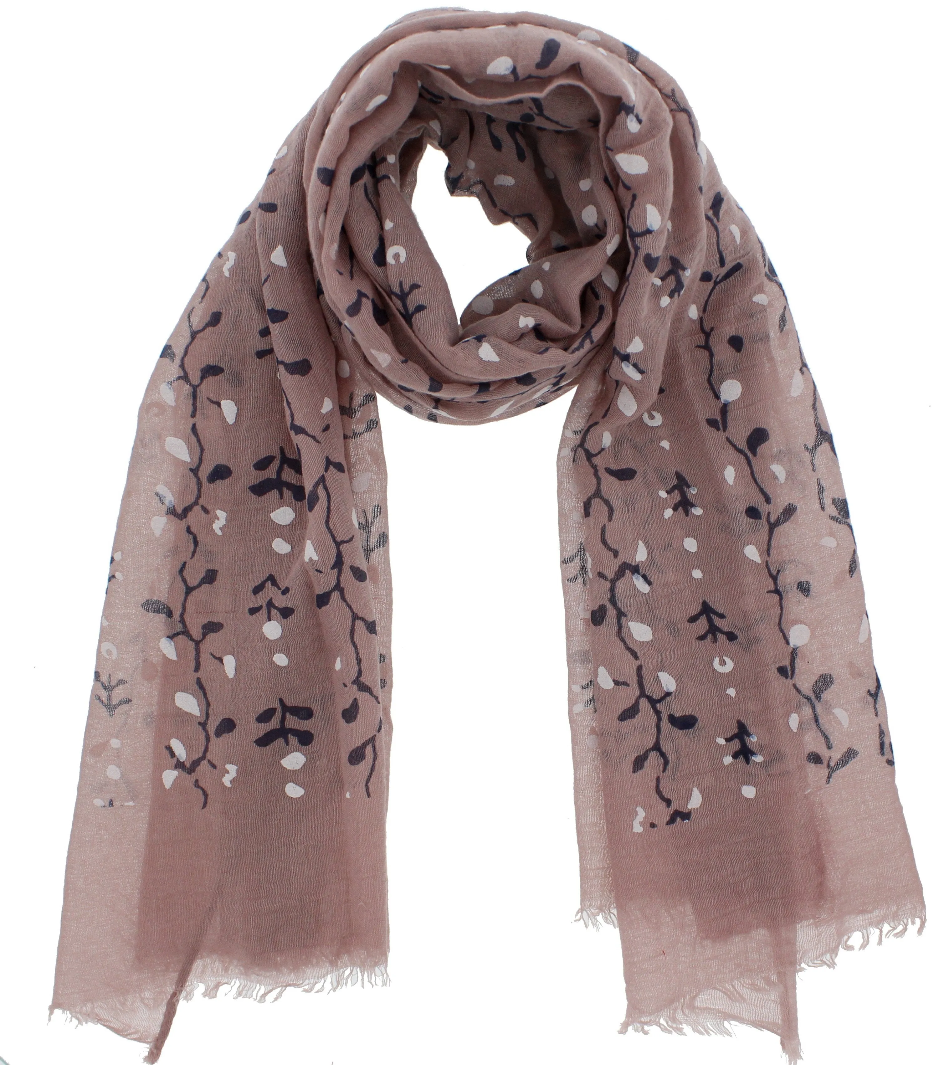 Leaf Print Scarf