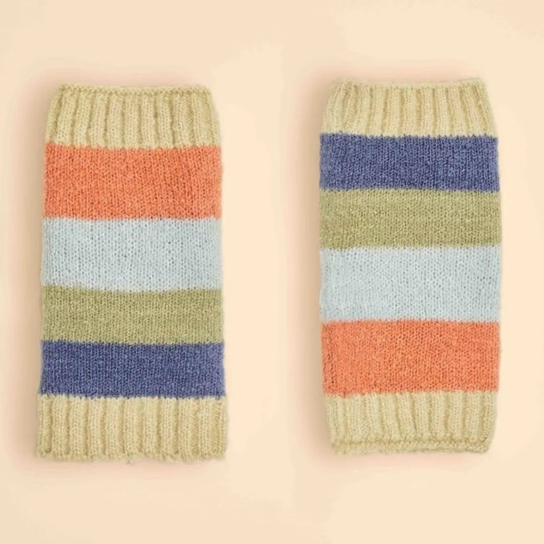 Lilia Wrist Warmers - Pastel Mix