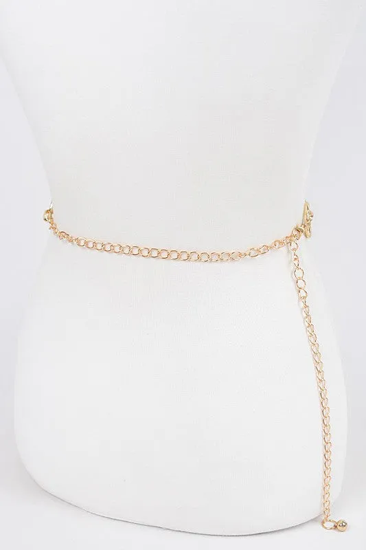 Mix Ring Station Fashion Chain Belt