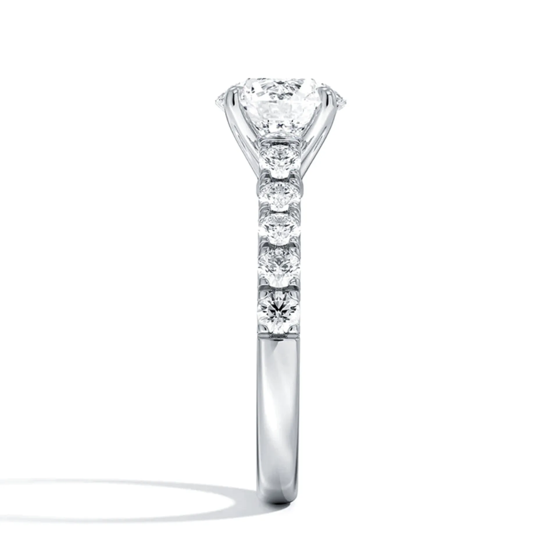 Oly 2 carat Solitaire Silver Ring