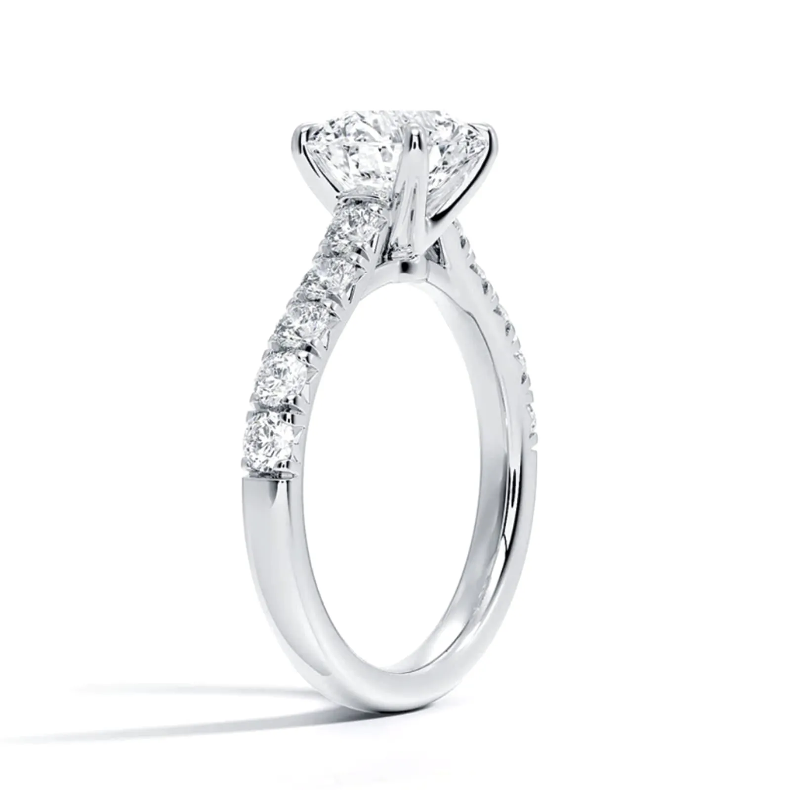 Oly 2 carat Solitaire Silver Ring