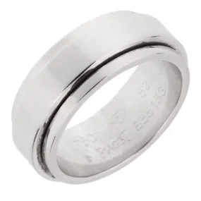 Piaget Possession White Gold Spinning Ring Sz 6