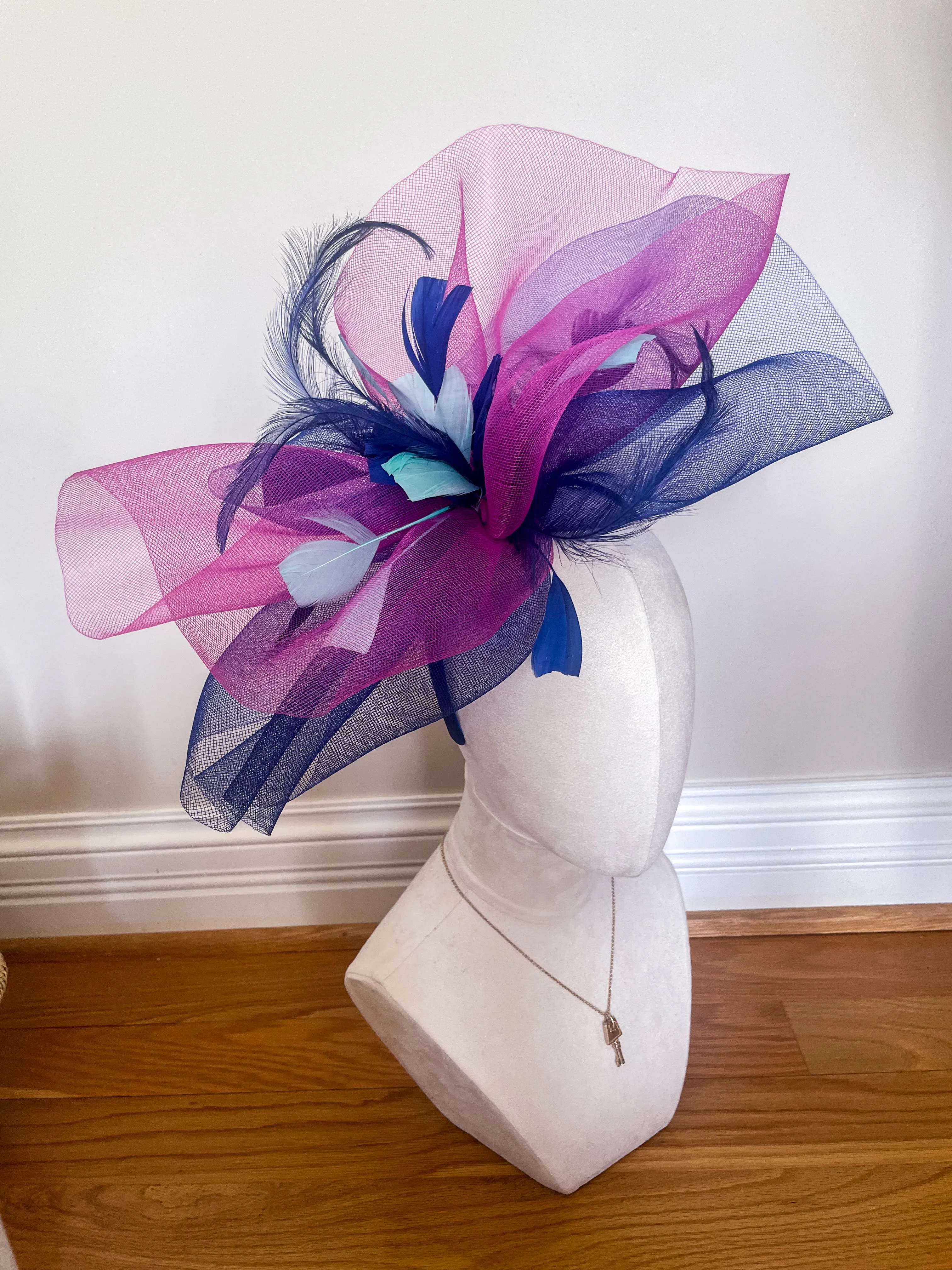 Purple Roop Fascinator