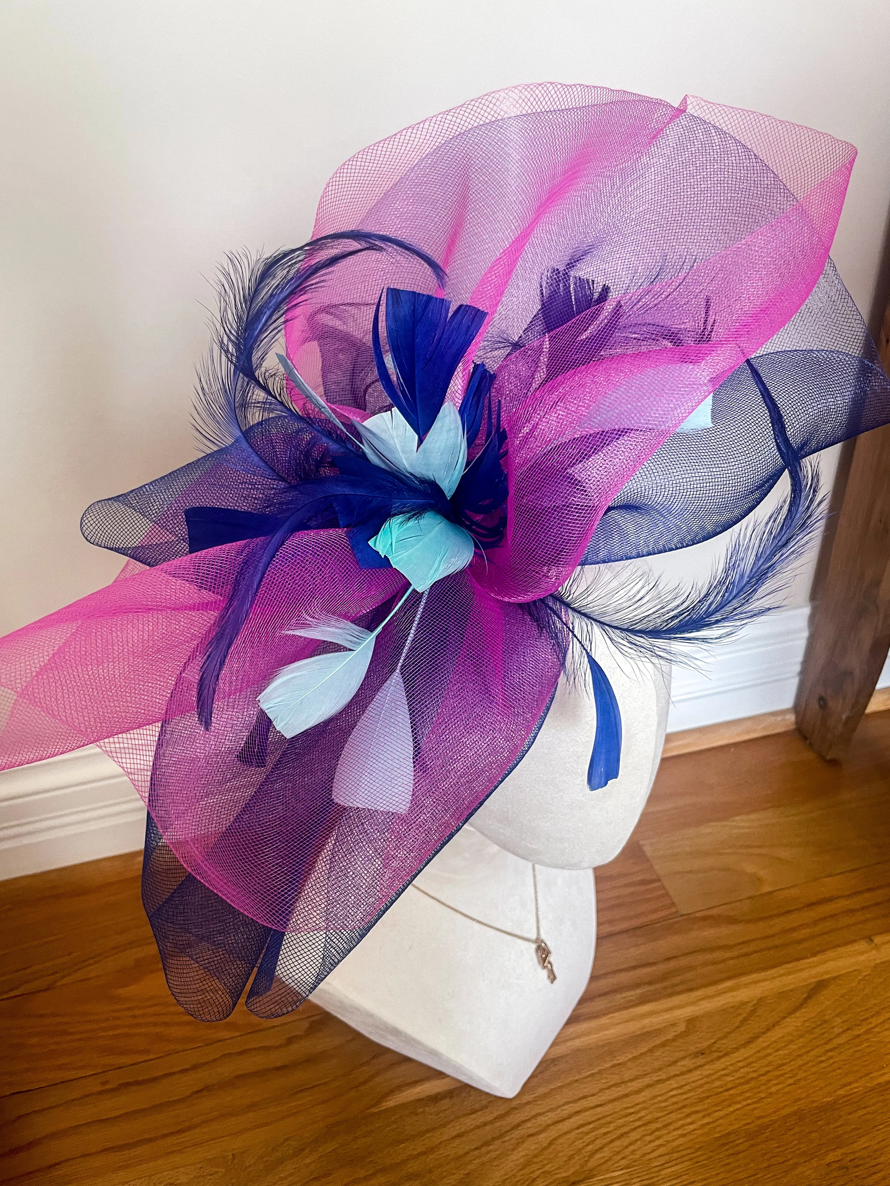 Purple Roop Fascinator