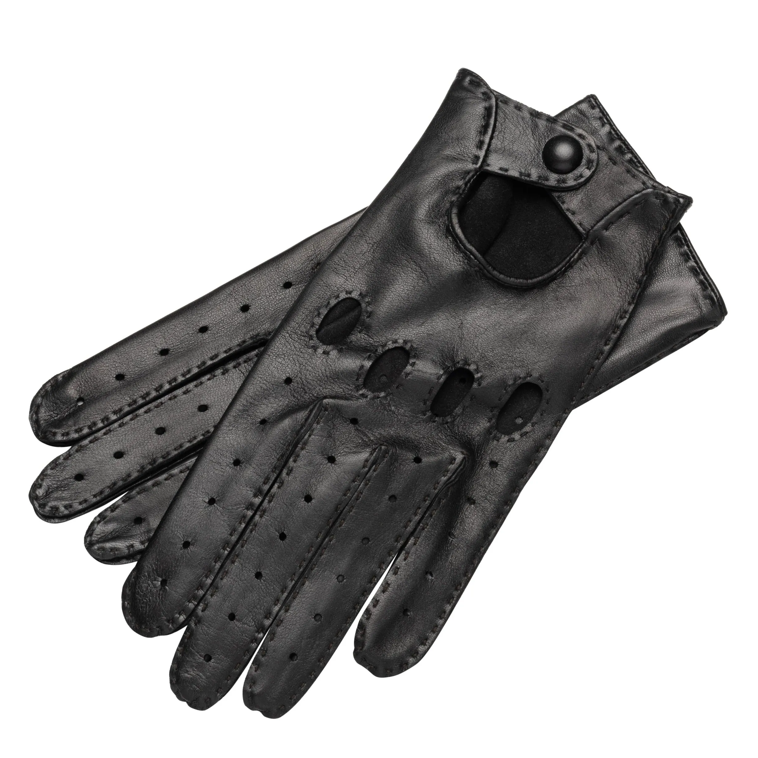 Rome Black Driving Gloves