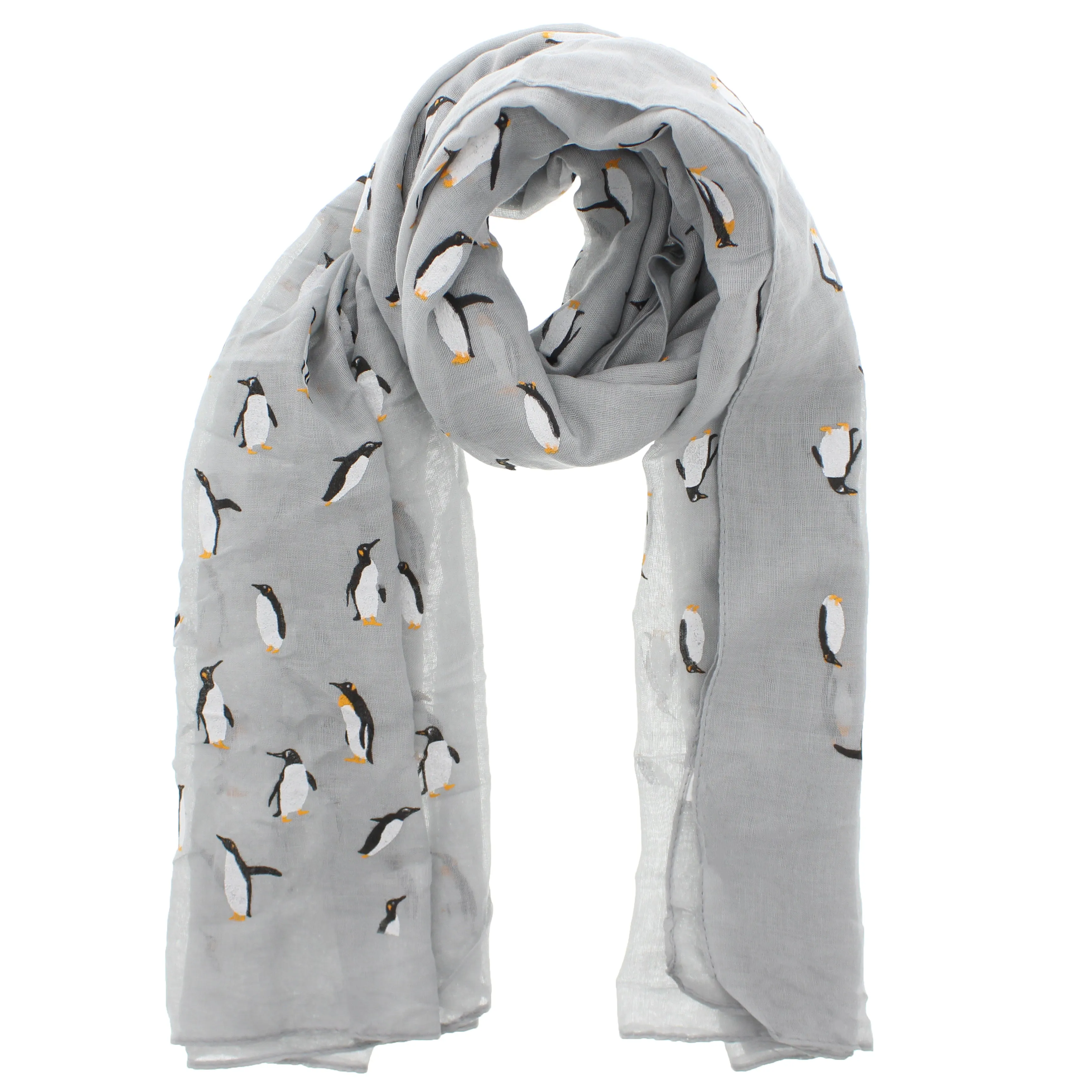 Scarf with Mini Penguins