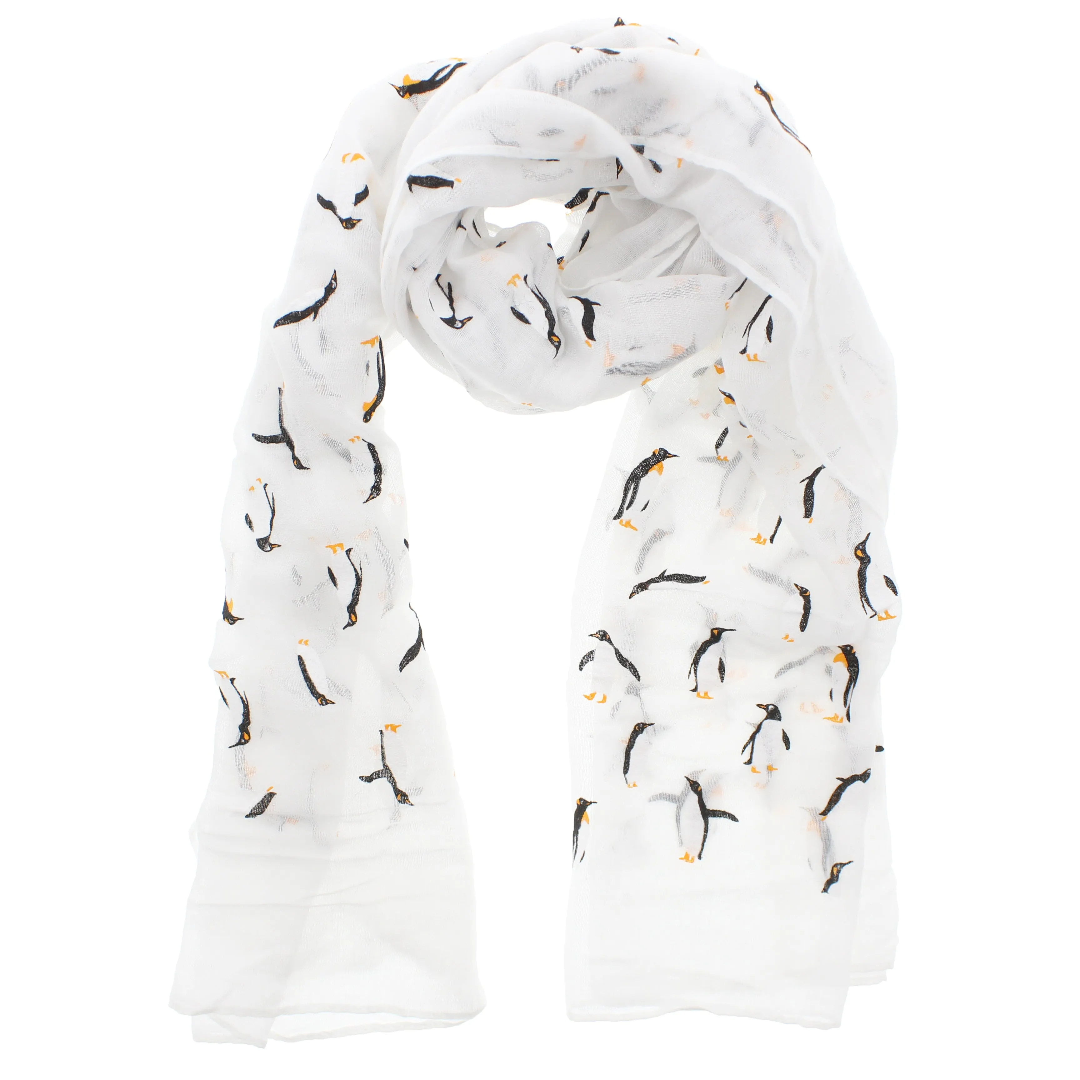 Scarf with Mini Penguins