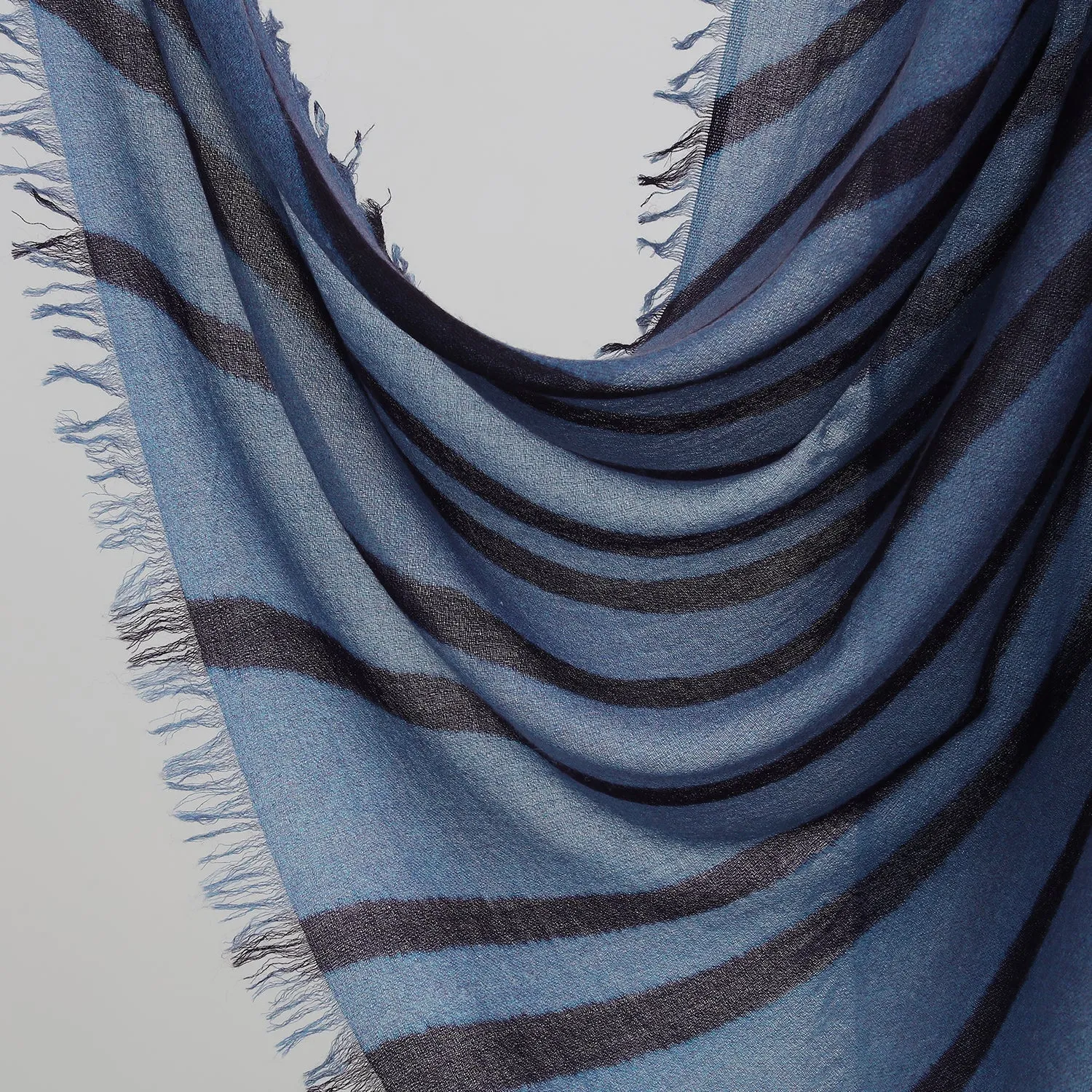 Ultra light baby cashmere scarf - digital print