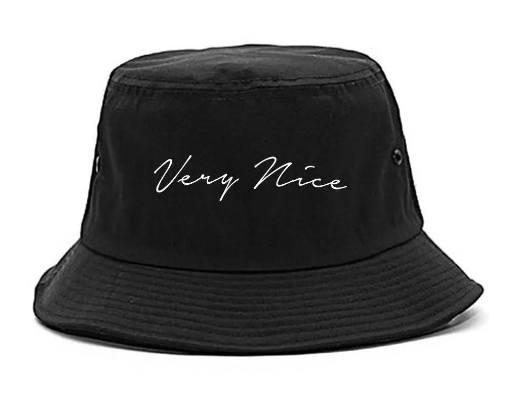 Very Nice Script Bucket Hat