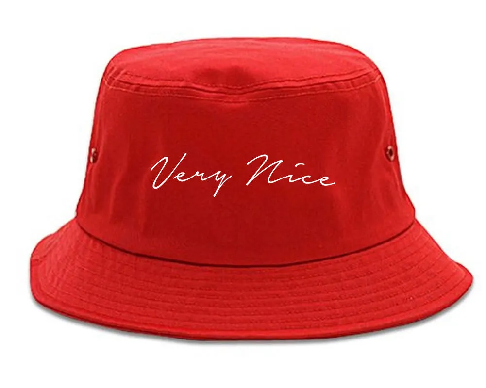 Very Nice Script Bucket Hat